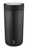 Stelton TO GO CLICK Stalowy Kubek Termiczny 400 ml Czarny